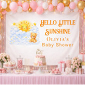 Joyful Bear Baby Shower Party Decor Backdrops Banner