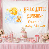 Joyful Bear Baby Shower Party Decor Backdrops Banner