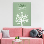 Joyful Bible Verse and Simple Tree Leinwanddruck (Insitu (Wohnzimmer))