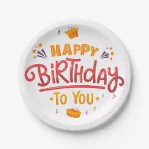 Joyful Birthday Paper Teller