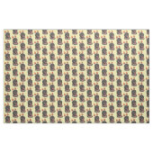 Joyful Black Labrador Retriever Dog Fabric Stoff (Yard (91,4 cm))