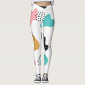 Joyful Blob Pattern Leggings (Vorderseite)