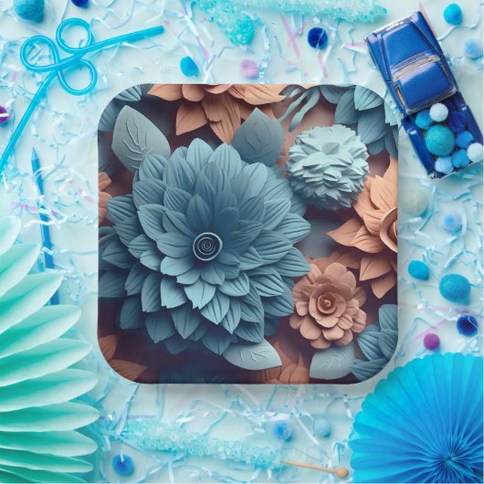 Joyful Blossom Pappteller (Party)