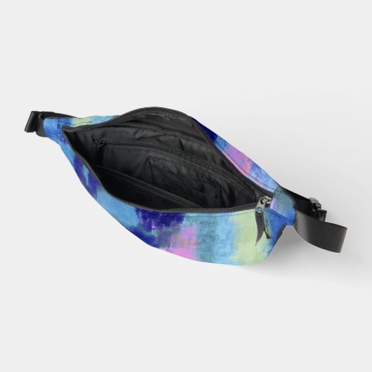 Joyful Blue Abstrakt Bauchtasche (Offen)