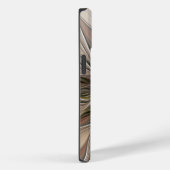 Joyful Blume Abstrakt Beige Brown Fraktal Case-Mate iPhone Hülle (Rückseite / Rechts)