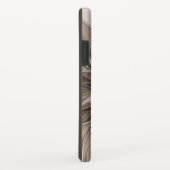 Joyful Blume Abstrakt Beige Brown Fraktal Case-Mate iPhone Hülle (Hinten/Rechts)
