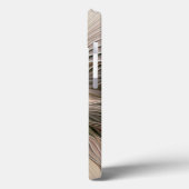 Joyful Blume Abstrakt Beige Brown Fraktal Case-Mate iPhone Hülle (Rückseite / Links)