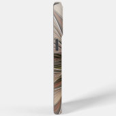 Joyful Blume Abstrakt Beige Brown Fraktal Case-Mate iPhone Hülle (Rückseite / Rechts)