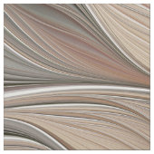 Joyful Blume Abstrakt Beige Brown Fraktal Stoff (Muster)