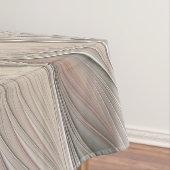 Joyful Blume Abstrakt Beige Brown Fraktal Tischdecke (Beispiel)