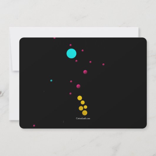 Joyful Blume Bridal Dusche Einladung (Rückseite)