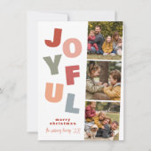 Joyful Boho Bold Multi 3 Foto Stand Weihnachten (Vorderseite)