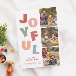 Joyful Boho Bold Multi 3 Foto Stand Weihnachten