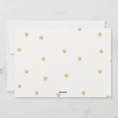 Joyful Boughs of Holly | Goldfolie Feiertagskarte (Rückseite)