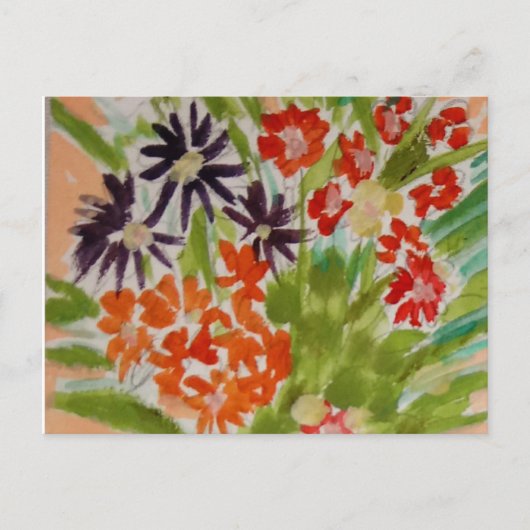 Joyful Bouquet Postkarte (Vorderseite)