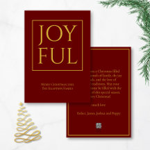 Joyful Burgundy Gold Name Frohe Weihnachten