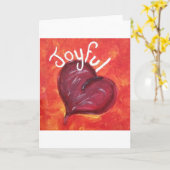 Joyful Card Karte (Gelbe Blume)