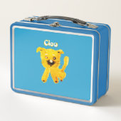 Joyful Cartoon Animals – Whimsical Kids Lunch Box (Vorderseite)