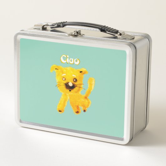 Joyful Cartoon Animals – Whimsical Kids Lunch Box (Vorderseite)