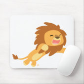 Joyful Cartoon Lion mousepad (Mit Mouse)