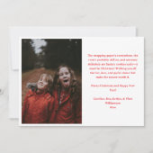 Joyful Chaos Funny Family Weihnachten Foto Niedlic (Vorderseite)