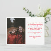 Joyful Chaos Funny Family Weihnachten Foto Niedlic (Stehend Vorderseite)