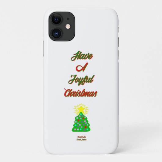 Joyful Christmas Apple iPhone 11 Fall Case-Mate iPhone Hülle (Rückseite)