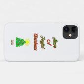 Joyful Christmas Apple iPhone 11 Fall Case-Mate iPhone Hülle (Rückseite (Horizontal))
