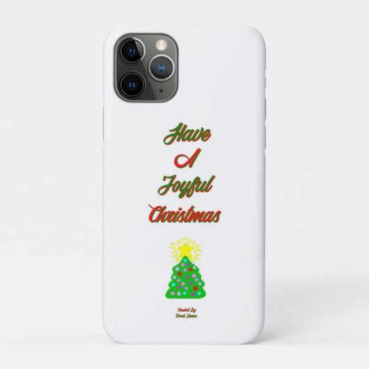Joyful Christmas Apple iPhone 11 Pro Fall Case-Mate iPhone Hülle (Rückseite)