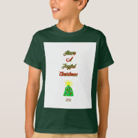 Joyful Christmas Boys Deep Forest Basic T Shirt