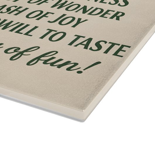 Joyful Christmas Bunny Cutting Board Schneidebrett (Ecke)