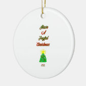 Joyful Christmas Circle Ornament (Links)