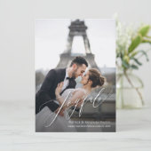 Joyful Christmas Foto Feiertagskarte (Stehend Vorderseite)