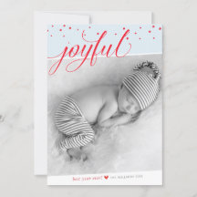 JOYFUL CHRISTMAS HOLIDAY Stilvoll kalligraphisch r