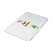 Joyful Christmas Medium Bath Mat Badematte (Schrägansicht)
