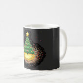 "Joyful Christmas: Merry Tree Design" Kaffeetasse (VorderseiteRechts)