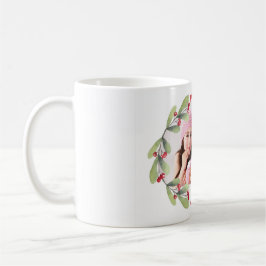 Joyful Christmas Mistletoe Holiday Foto Kaffeetasse