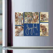 JOYFUL Christmas Photo Collage Magnetic Cards Magnetkarte