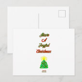 Joyful Christmas Postcard Postkarte (Vorne/Hinten)
