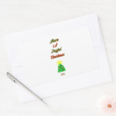 Joyful Christmas Rectangle Sticker (Umschlag)