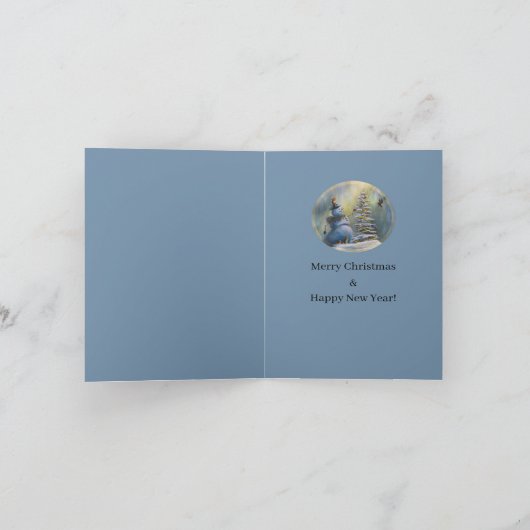 Joyful Christmas Small Dankeskarte (Innenseite)