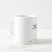 Joyful Christmas Snowflake Tasse (Vorderseite Links)