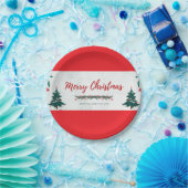 joyful Christmas spirit! Pappteller (Party)