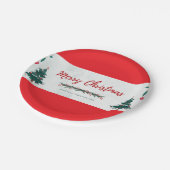 joyful Christmas spirit! Pappteller (Schrägansicht)