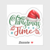 Joyful Christmas Square Sticker (Blatt)
