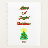 Joyful Christmas Standard Planner Planer (Vorderseite)