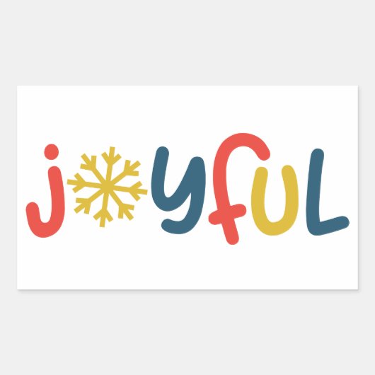 Joyful Christmas Sticker - Feierlicher Feiertag Vi (Vorderseite)