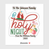 Joyful Christmas Sticker für Heilige Nacht (Blatt)
