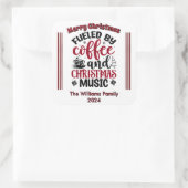 Joyful Coffee Vibes Holiday Stickers (Tasche)
