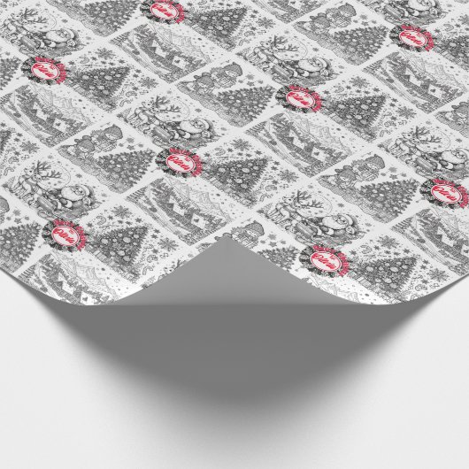 Joyful Colors Christmas Wrap Geschenkpapier (Ecke)